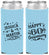 Custom Anniversary Neoprene Slim Can Coolers - Cheers To 60 Years | 80009