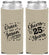 Custom Anniversary Neoprene Slim Can Coolers - Cheers To 25 Years | 80012