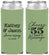 Custom Anniversary Neoprene Slim Can Coolers - Cheers To 55 Years | 80018