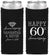 Custom Anniversary Neoprene Slim Can Coolers - 60th Wedding | 80019