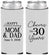 Custom Anniversary Neoprene Slim Can Coolers - Cheers To 30 Years | 80023