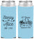 Custom Anniversary Neoprene Slim Can Coolers - Cheers To 40 Years | 80025