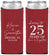Custom Anniversary Neoprene Slim Can Coolers - 25 Years Of Marriage | 80032