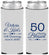 Custom Anniversary Neoprene Slim Can Coolers - 50 Years Blessed | 80037