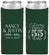 Custom Anniversary Neoprene Slim Can Coolers - Cheers To 55 Years | 80038