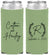 Custom Wedding Neoprene Slim Can Coolers - Monogram | 803