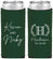 Custom Wedding Neoprene Slim Can Coolers - Monogram | 805