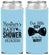 Custom Baby Shower Neoprene Slim Can Coolers - Little Boy Is On The Way | 90005