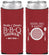 Custom Baby Shower Neoprene Slim Can Coolers - Beers Bbq Babies | 90007
