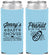 Custom Baby Shower Neoprene Slim Can Coolers - Peanut On The Way | 90025