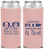 Custom Baby Shower Neoprene Slim Can Coolers - Twins Boy And Girl | 90026