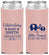 Custom Baby Shower Neoprene Slim Can Coolers - Peanut On The Way | 90027