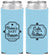 Custom Baby Shower Neoprene Slim Can Coolers - Cute Little Button | 90035