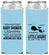 Custom Baby Shower Neoprene Slim Can Coolers - Mermaid On Her Way | 90044