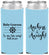Custom Baby Shower Neoprene Slim Can Coolers - Nautical Anchors Aweigh | 90054