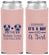 Custom Baby Shower Neoprene Slim Can Coolers - Twins Baby Cows | 90067