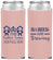 Custom Baby Shower Neoprene Slim Can Coolers - Twins Baby Monkeys | 90068