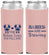 Custom Baby Shower Neoprene Slim Can Coolers - Twins Baby Cows | 90072