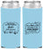 Custom Baby Shower Neoprene Slim Can Coolers - Fish | 90075