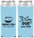 Custom Baby Shower Neoprene Slim Can Coolers - Sweat Pea Stork | 90084
