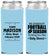 Custom Baby Shower Neoprene Slim Can Coolers - Football | 90091