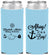 Custom Baby Shower Neoprene Slim Can Coolers - Nautical Ahoy It’s A Boy | 90093