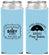 Custom Baby Shower Neoprene Slim Can Coolers - April Showers May Babies | 90096