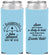 Custom Baby Shower Neoprene Slim Can Coolers - April Showers May Babies | 90098