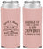 Custom Baby Shower Neoprene Slim Can Coolers - New Cowboy | 90104
