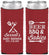 Custom Baby Shower Neoprene Slim Can Coolers - Beers Bbq Babies | 90113