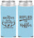 Custom Baby Shower Neoprene Slim Can Coolers - Rifles Or Ruffles | 90122