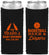 Custom Baby Shower Neoprene Slim Can Coolers - Basketball Beer Diapers | 90133