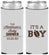Custom Baby Shower Neoprene Slim Can Coolers - Football | 90142