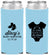 Custom Baby Shower Neoprene Slim Can Coolers - Loved By All | 90188