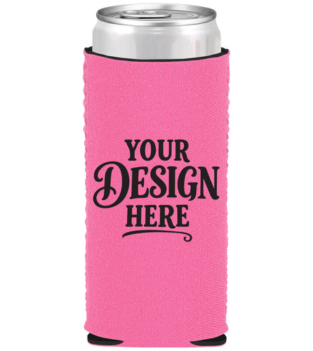 Neoprene Slim Can Coolers - Design Your Own
